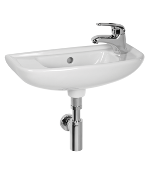 Umývátko Jika Deep 50x23 cm otvor pro baterii vlevo H8156130001051 Umývátko Jika Deep 50x23 cm otvor pro baterii vlevo H8156130001051